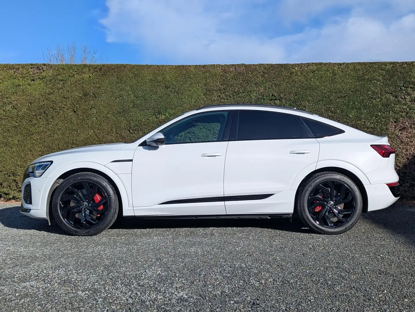 Audi Q8 e-tron Sportback -2x S-line- opendak-head up-95 kWh Blanco - 2