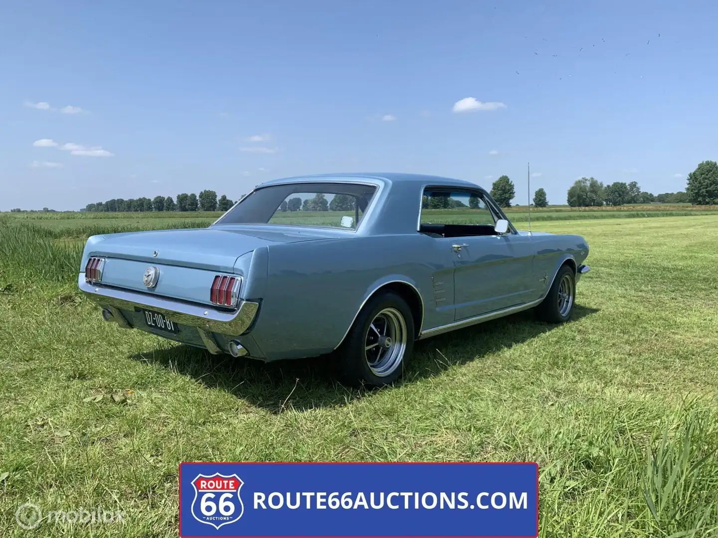 Ford Mustang Coupé - 1966 | Route 66 Auctions Blauw - 2