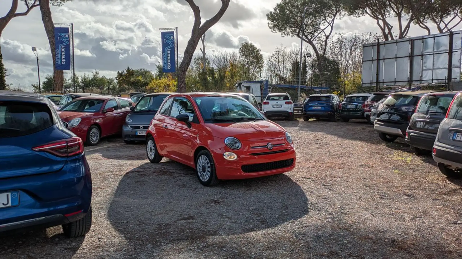 Fiat 500 HYBRID 1.0cc 70cv CRUISE CONTROL CERCHI IN LEGA Arancione - 1