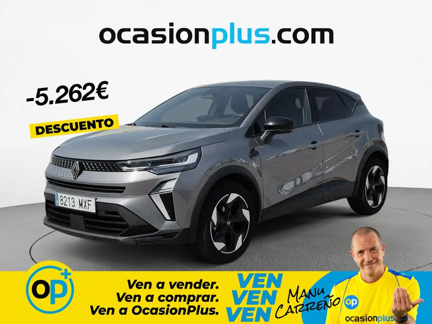 Renault Captur TCe Techno 67kW Gris - 1