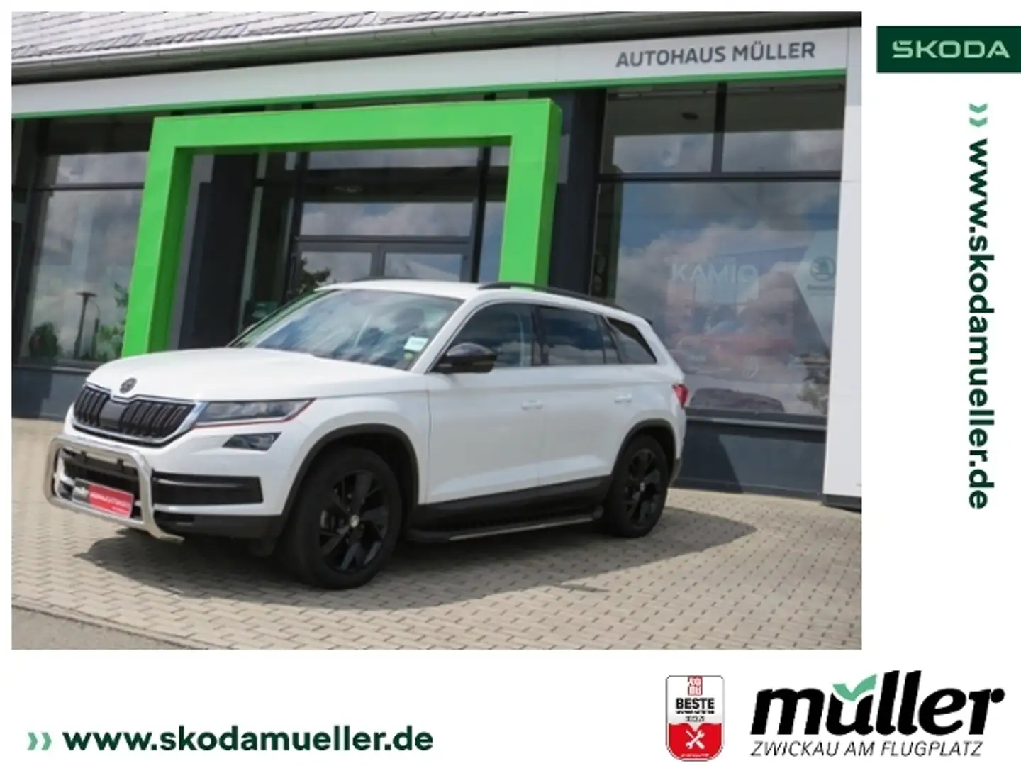 Skoda Kodiaq 2.0 TSI DSG 4x4 Soleil RFK NAVI AHK StHZ Alb - 1