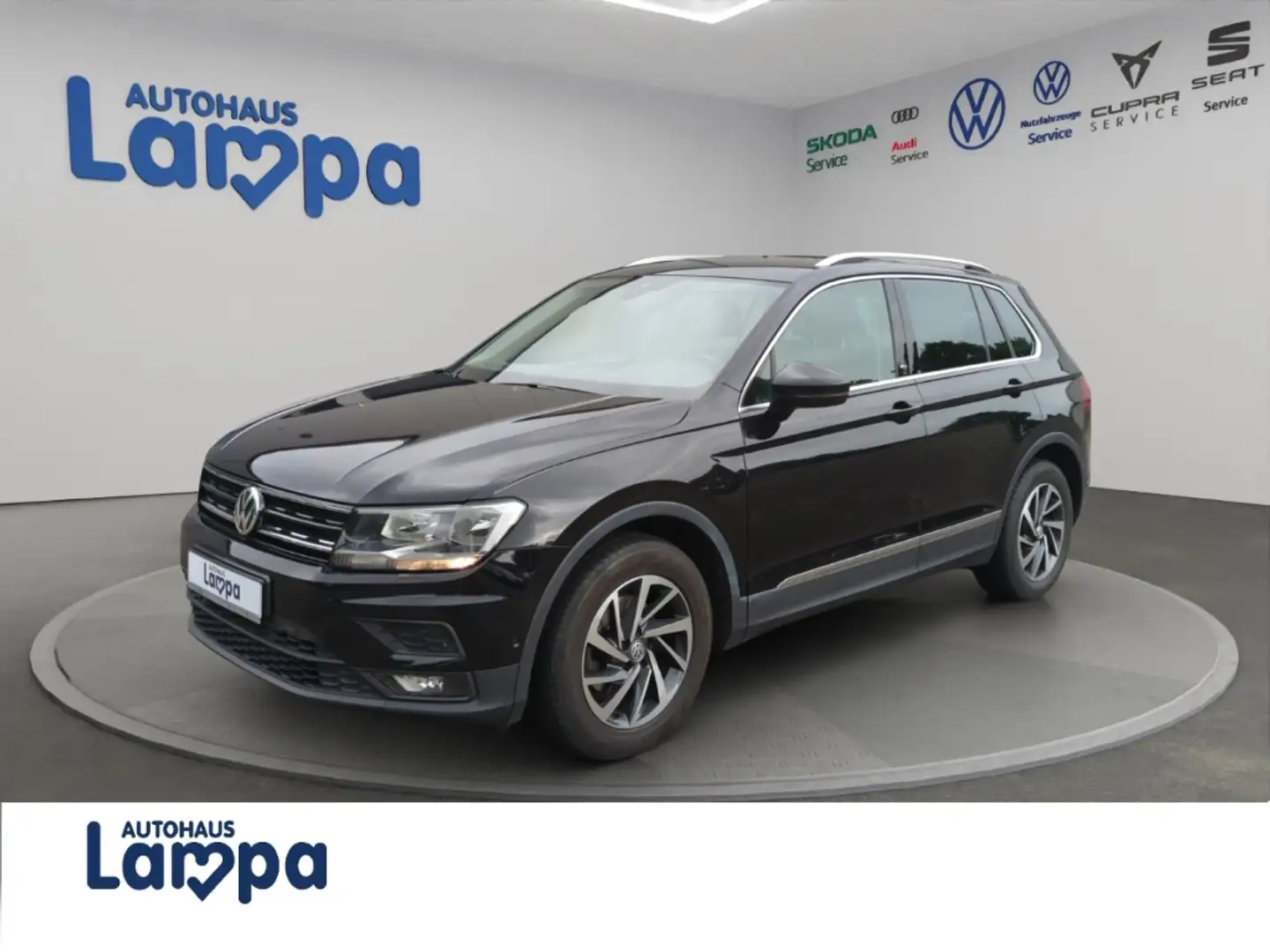 Volkswagen Tiguan 1.4 TSI Comfortline Sound 6-Gang AHK,RFK,NAV,SHZ Negro - 1