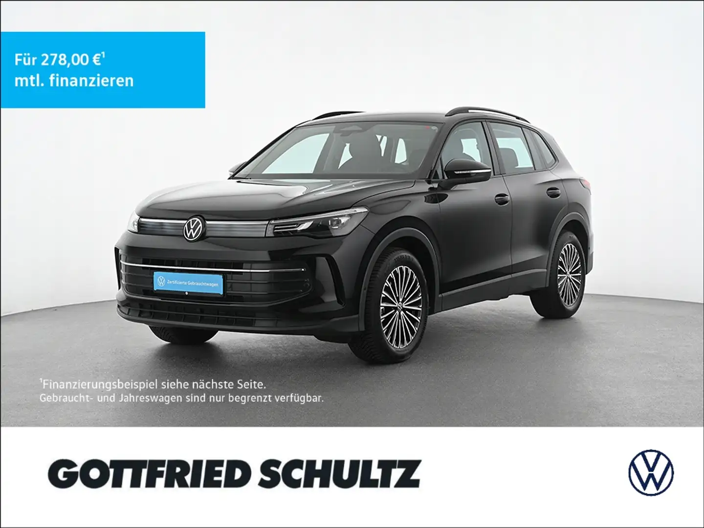 Volkswagen Tiguan Life eTSI DSG LED Navi R-Kamera Schwarz - 1