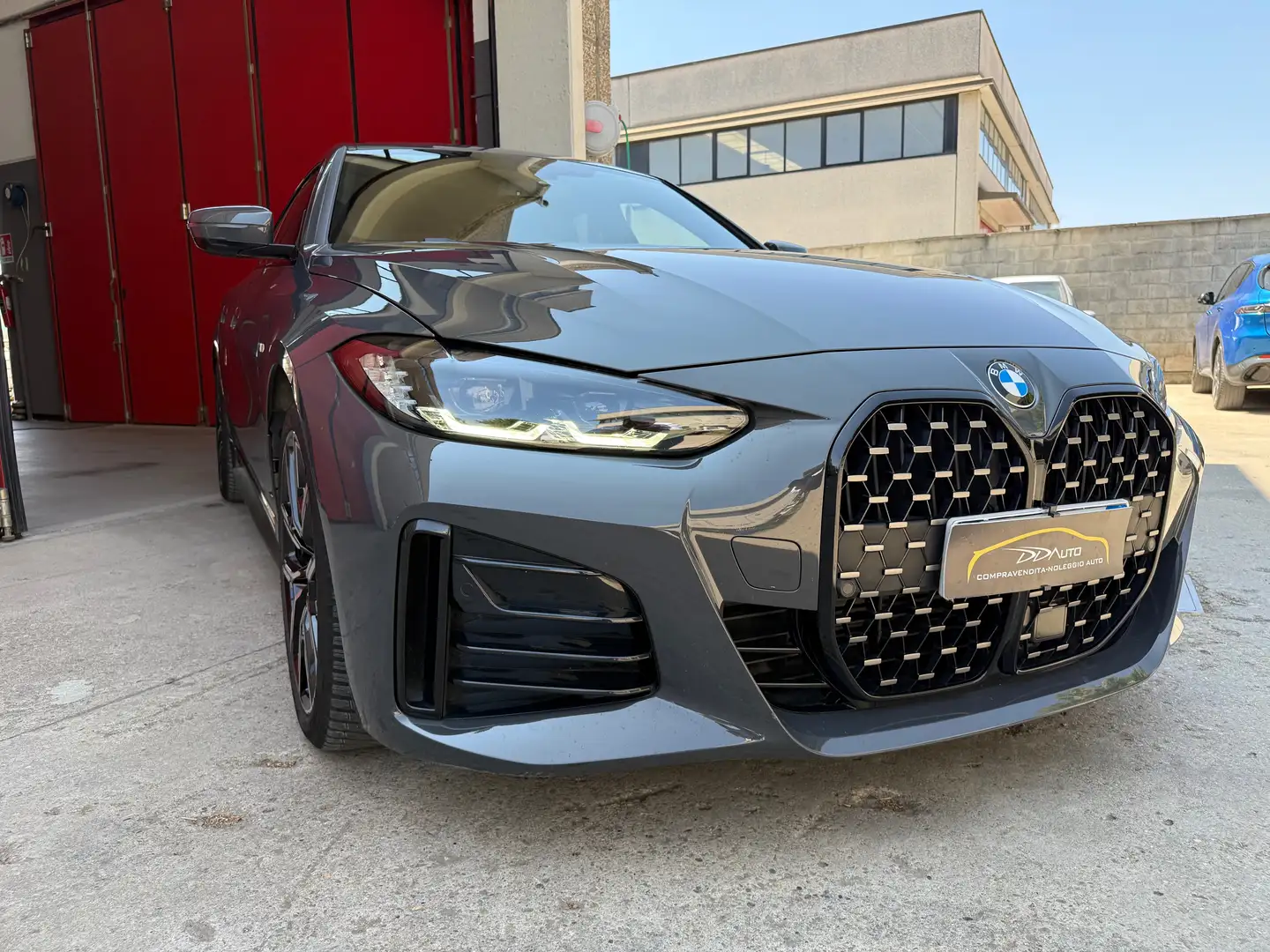 BMW 420 Serie 4 G26 Gran Coupe 420d mhev 48V Msport auto Grigio - 1