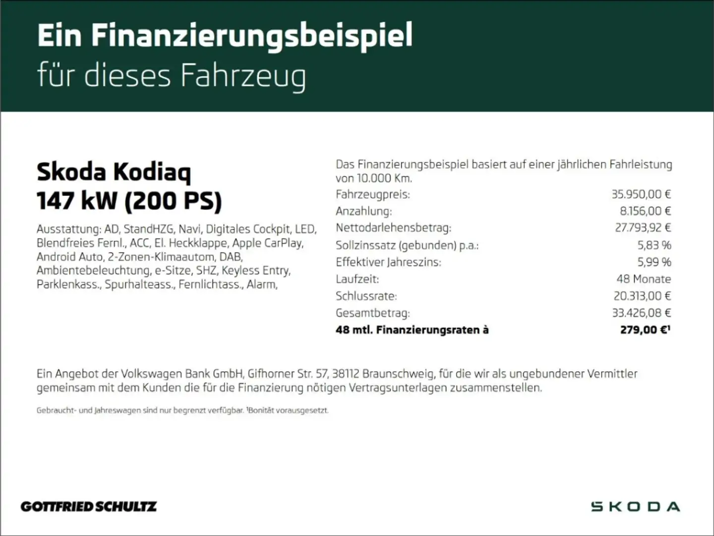 Skoda Kodiaq 2.0 TDI Sportline 4M DSG STHZ DCC NAVI ACC KAM LED Grau - 2