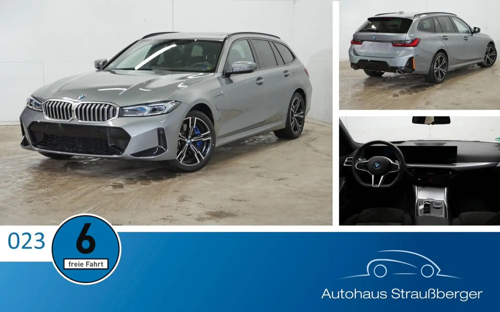 BMW 330 e Touring xDrive M Sport PANO AHK HiFi FL2 Grau - 1