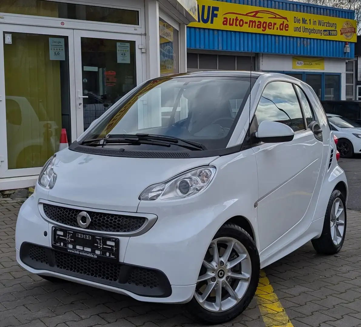 smart forTwo Mhd*PANO*Klima*Sauber*TOP*Rentner*Garanti Weiß - 1