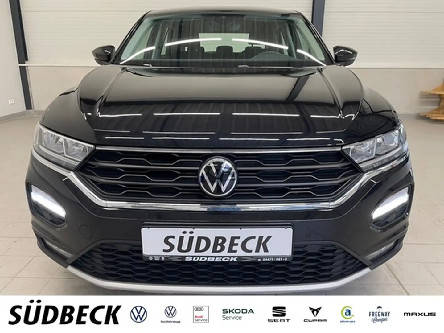 Volkswagen T-Roc Style 2.0 TDI AHK+LANE+KAMERA Schwarz - 1