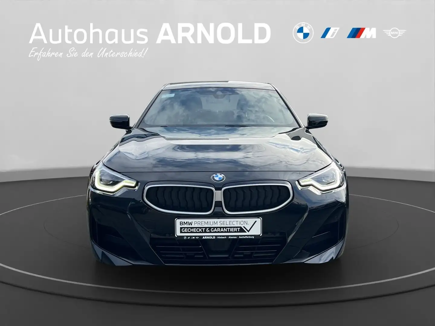 BMW 220 d Coupé M Sportpaket LED Tempomat Komfortzugang Schwarz - 2