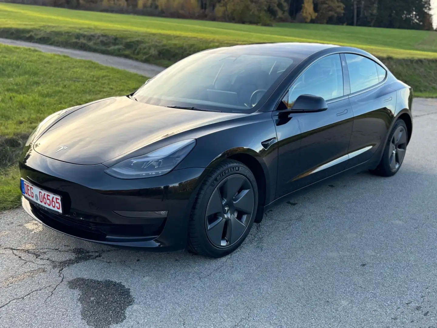 Tesla Model 3 Long Range Dual AWD 1 HAND MWST. TOP Schwarz - 1