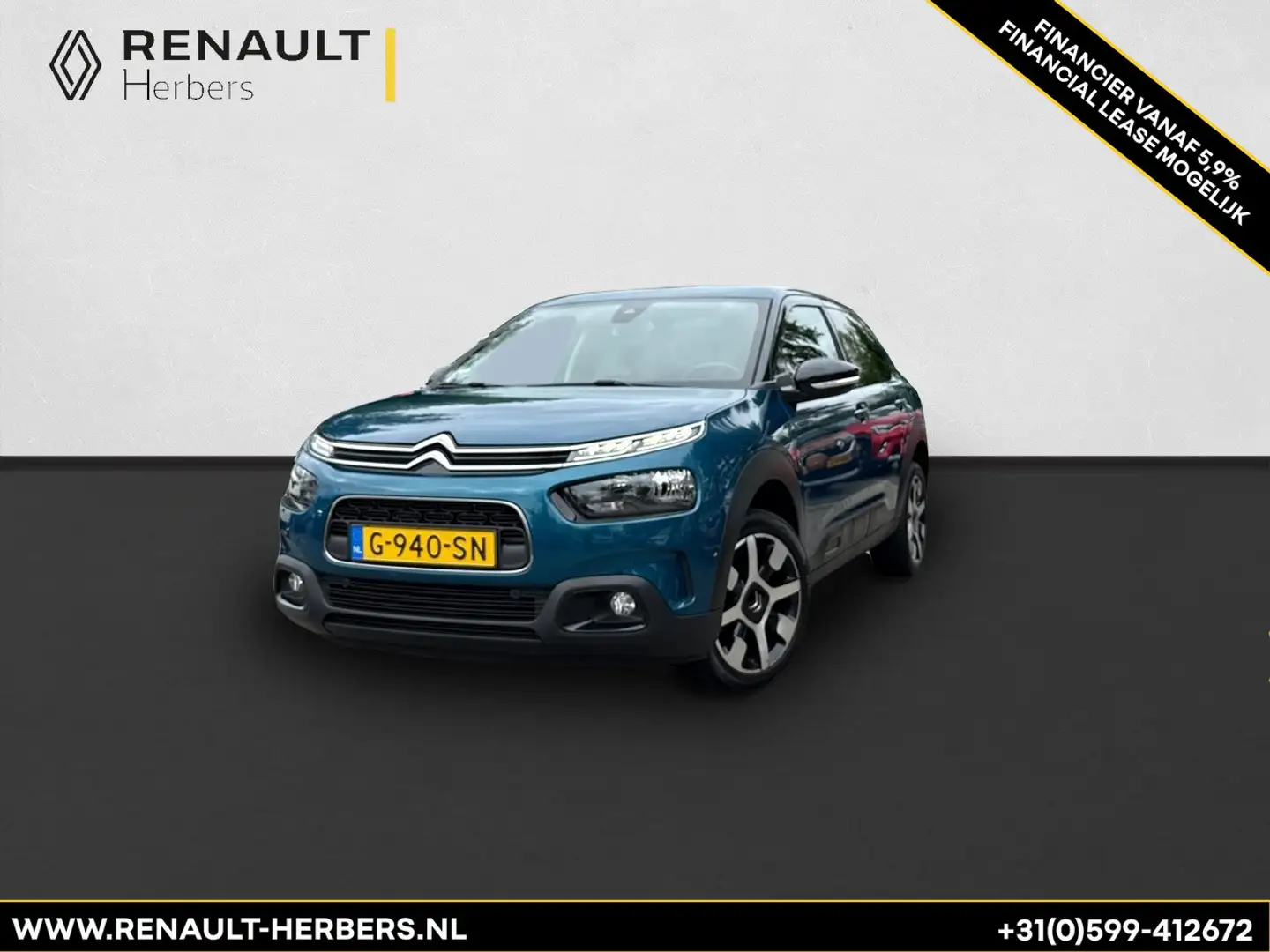 Citroen C4 Cactus 1.2 PureTech Business Plus NAVI / CAMERA / ALL SEA Blauw - 1