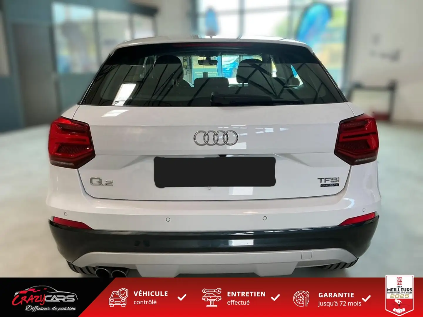 Audi Q2 Quattro 2.0 TFSI 190 S-tronic  Design Luxe  - CAM  Blanc - 2