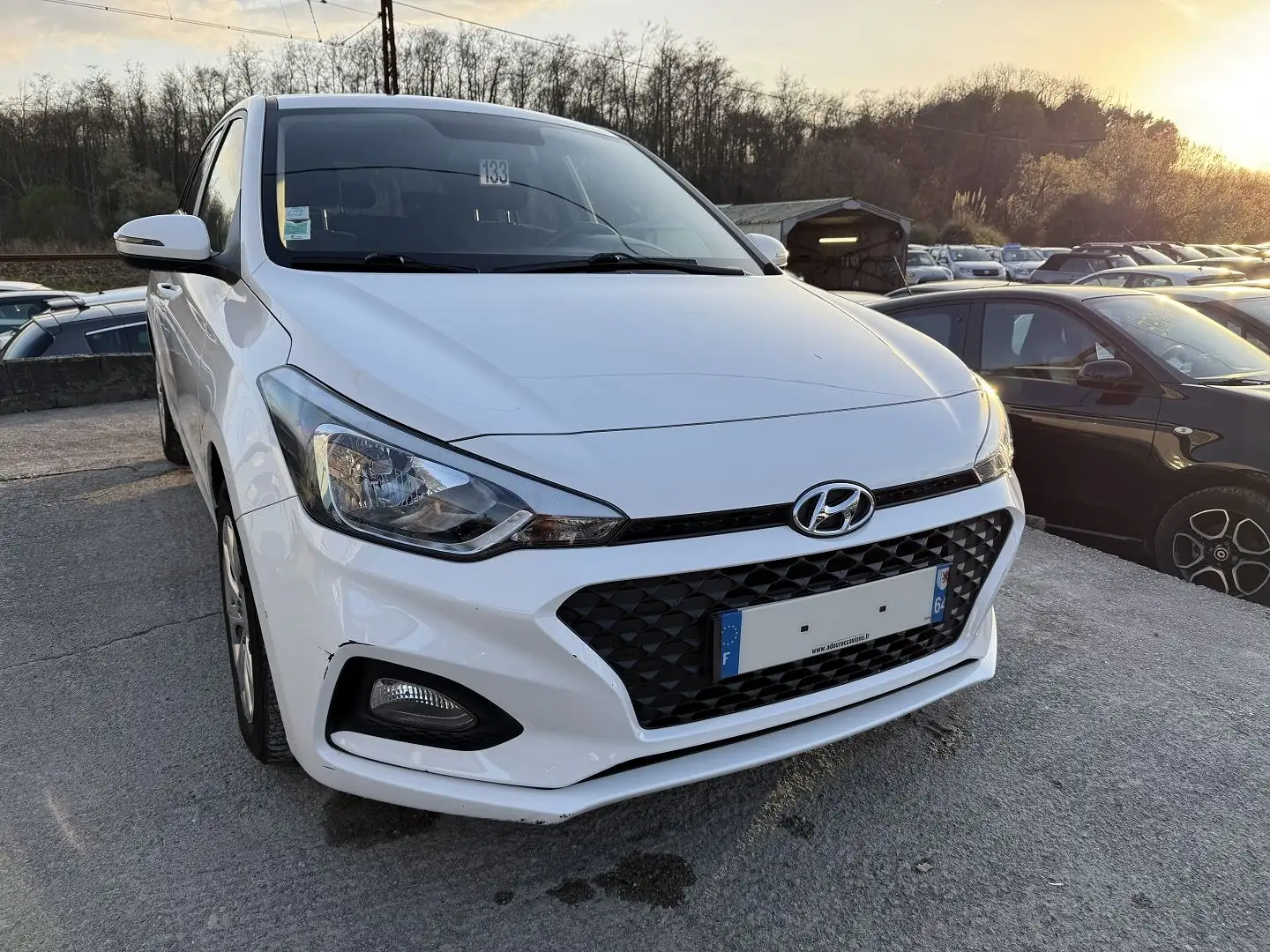 Hyundai i20 1.2 75CH INITIA Blanc - 1