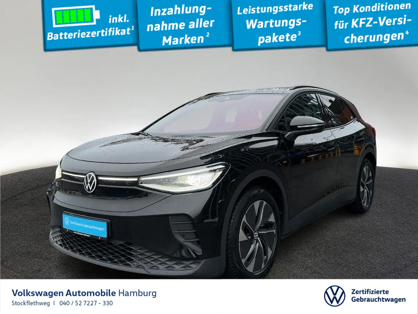 Volkswagen ID.4 Pure Performance IQ.Light Navi Kamera ACC Schwarz - 1