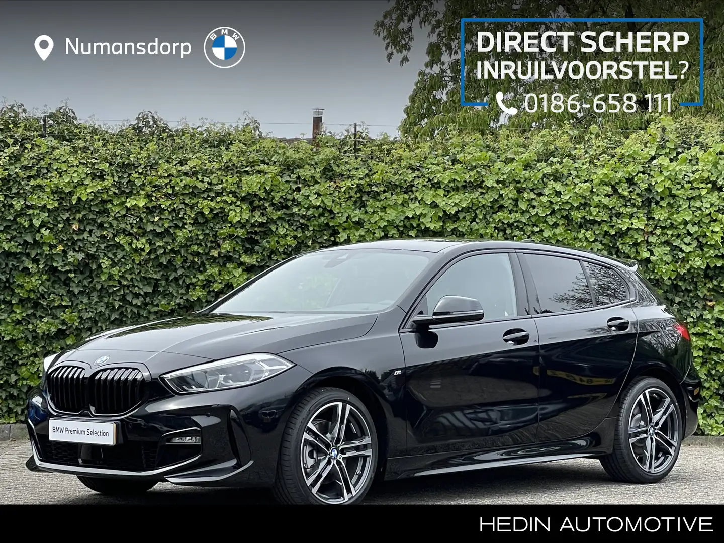 BMW 118 1-serie 5-deurs 118i | M-Sport | 18'' | Getint Gla Schwarz - 1