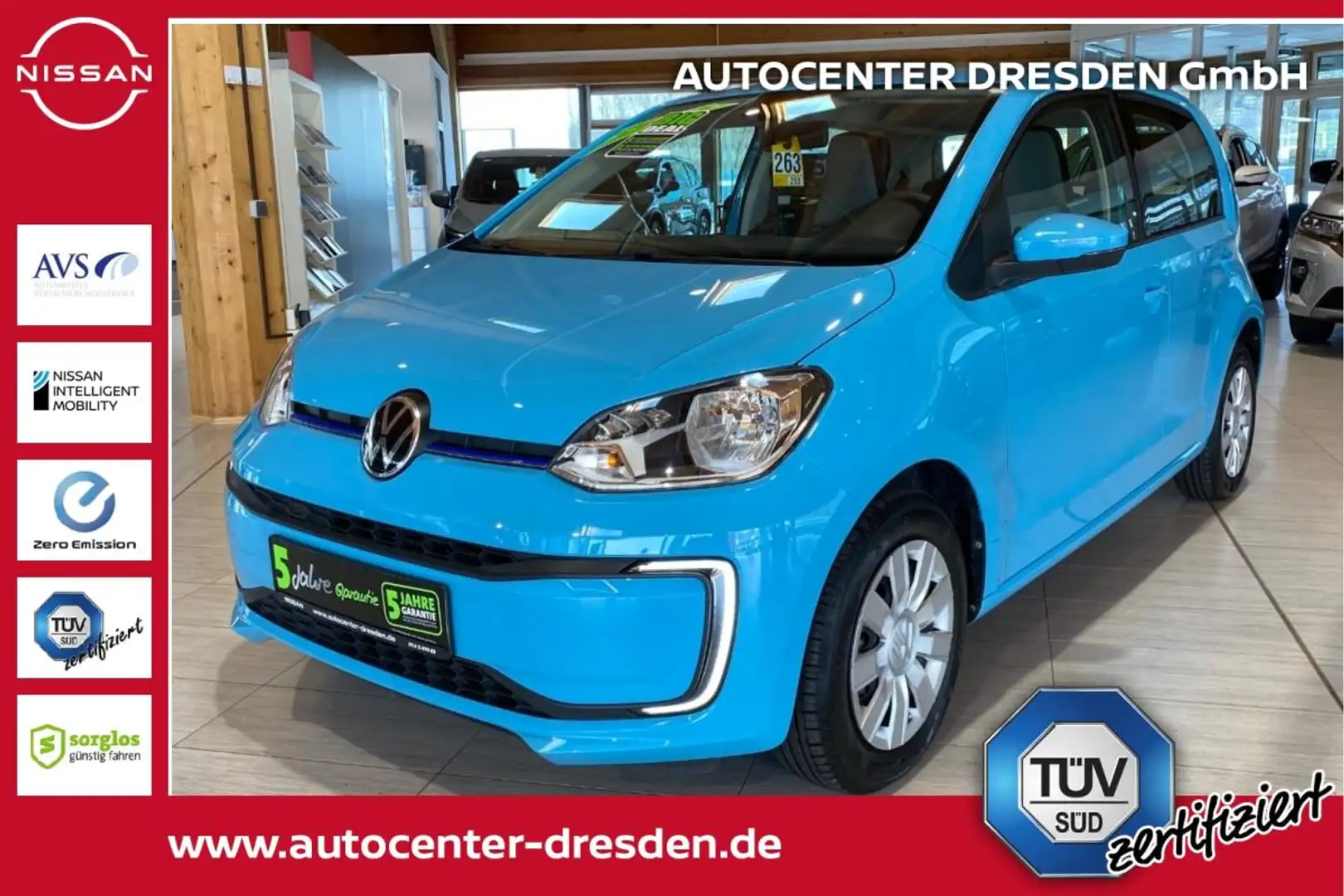 Volkswagen up! e-up! KlimaA Blau - 1