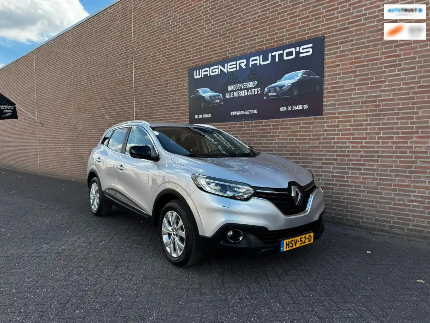 Renault Kadjar 1.2 TCe Extase Keyless AUTOMAAT Airco Stoelverwarm Grijs - 1