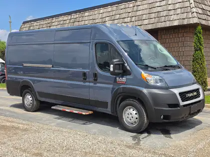 Blue 2021 RAM ProMaster 3500 159 High Roof Extended Cargo Van FWD Van Front-Wheel Drive 6-Speed Automatic