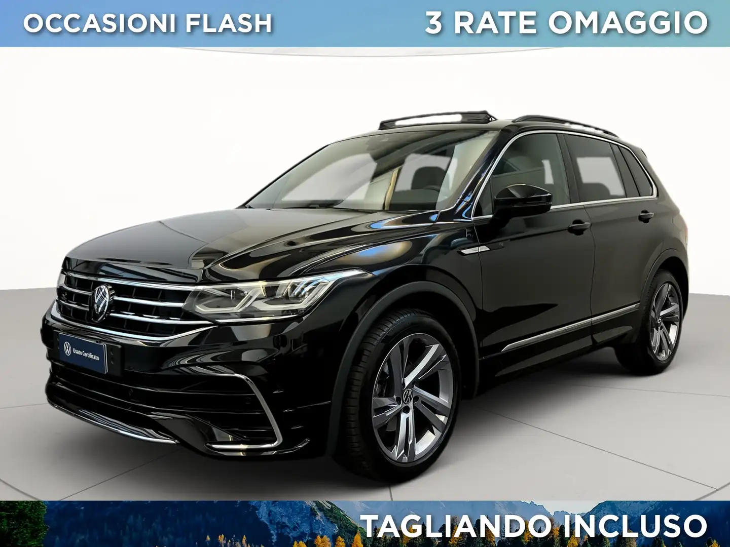 Volkswagen Tiguan 2.0 tdi r-line 150cv dsg Schwarz - 1