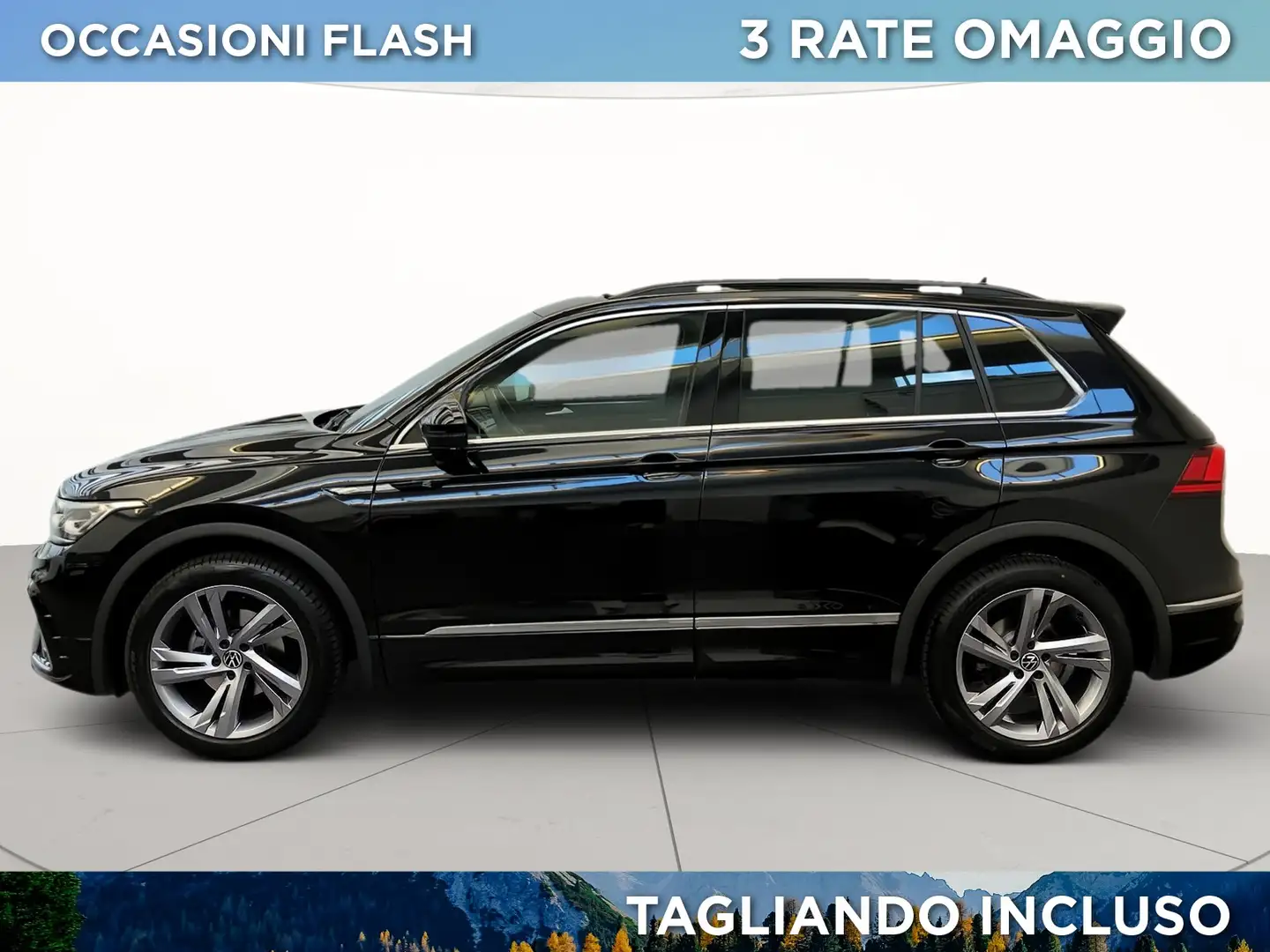 Volkswagen Tiguan 2.0 tdi r-line 150cv dsg Schwarz - 2