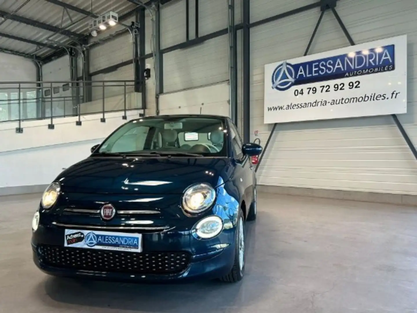 Fiat 500 Série 8 EURO 6D-TEMP 1.0 70 ch Hybride BSG S/S Lou Bleu - 1