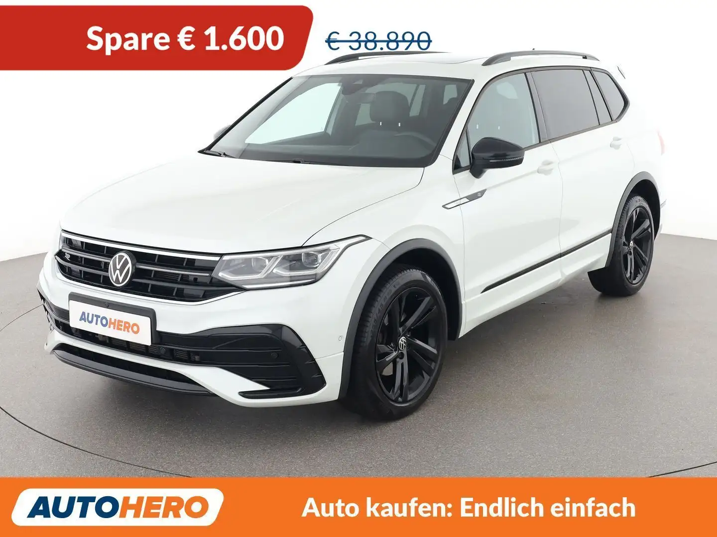 Volkswagen Tiguan Allspace 2.0 TDI R-Line 4Motion Weiß - 1