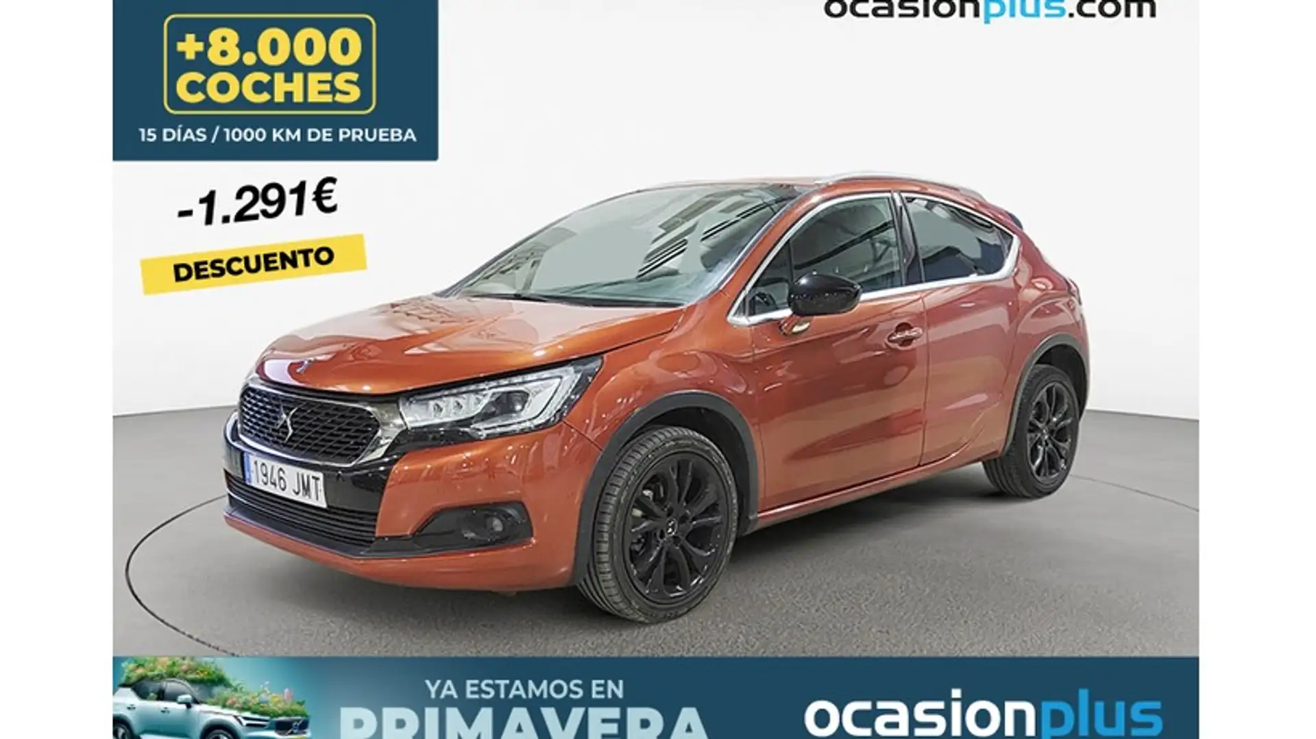 DS Automobiles DS 4 Crossback 1.6BlueHDi S&S Style EAT6 Naranja - 1