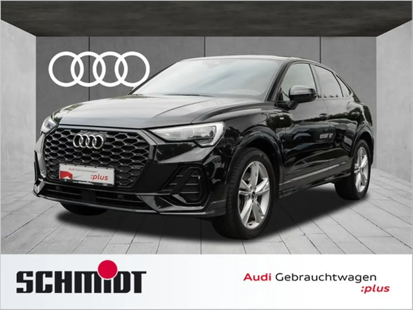Audi Q3 Sportback 45 TFSI e S line LM19 AHK Business Na... Noir - 1