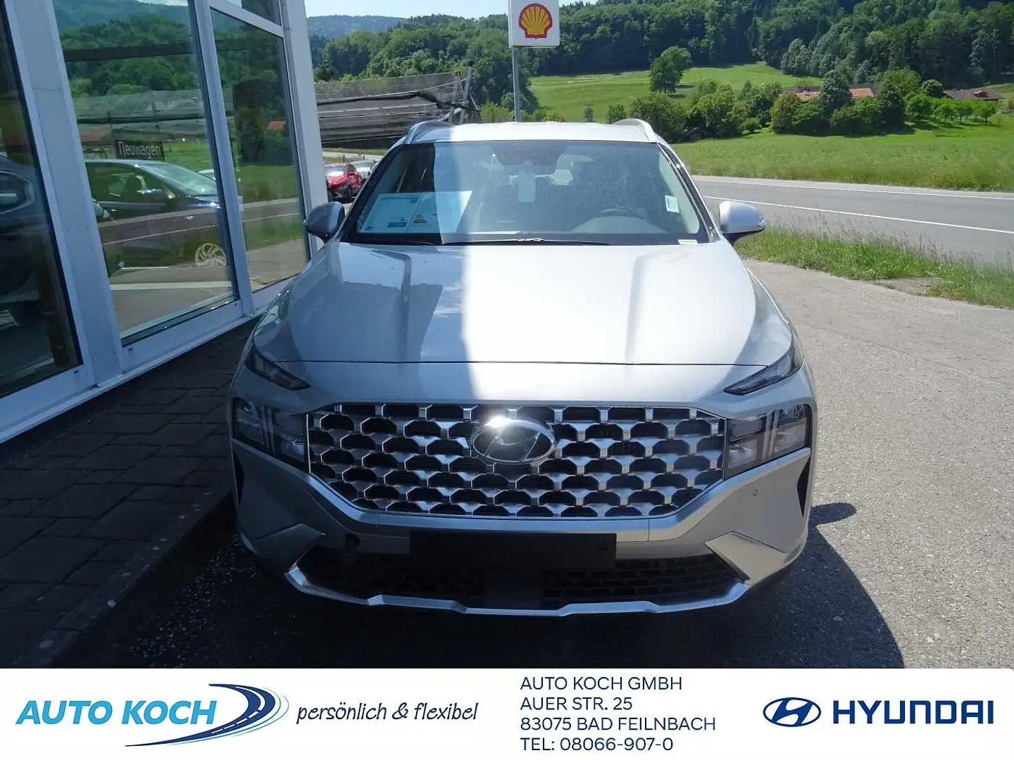 Hyundai SANTA FE 1.6 T-GDI Plug-In-Hybrid A/T 4WD/AHK Silber - 1