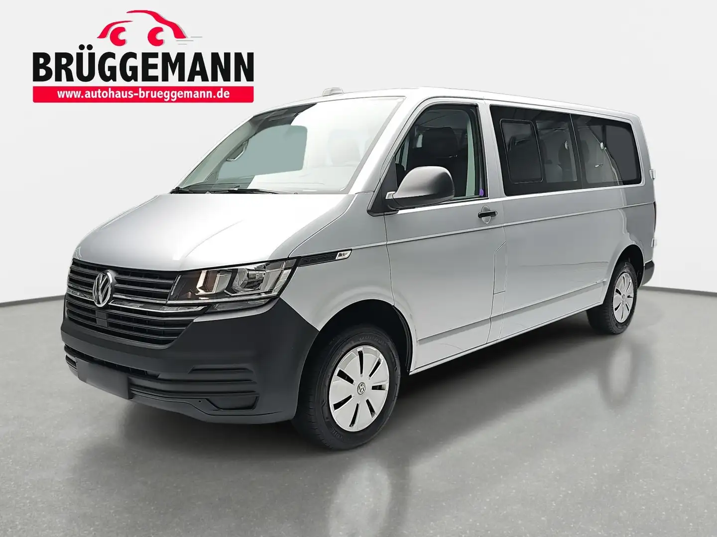 Volkswagen T6.1 Kombi T6.1 KOMBI 2.0 TDI L2H1 KLIMA 9-SITZE HECKFLÜGELTÜ Silber - 1