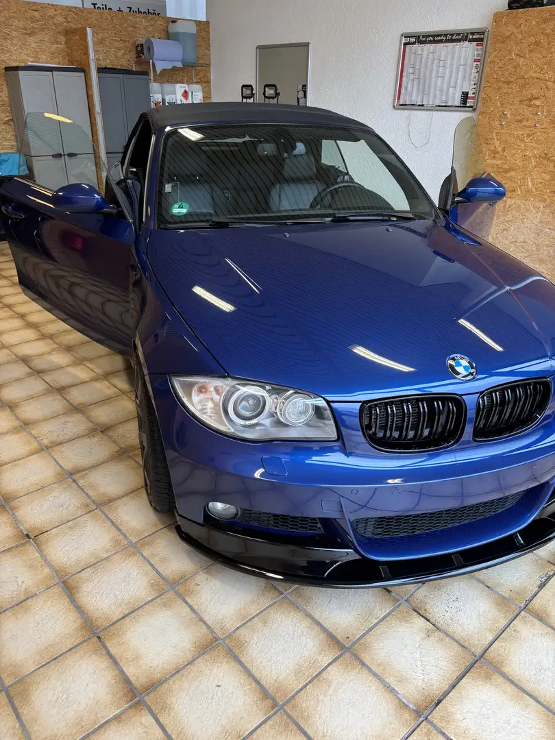 BMW 123 123d Cabrio M-Paket . Keyless Go , Tausch möglich Blau - 1