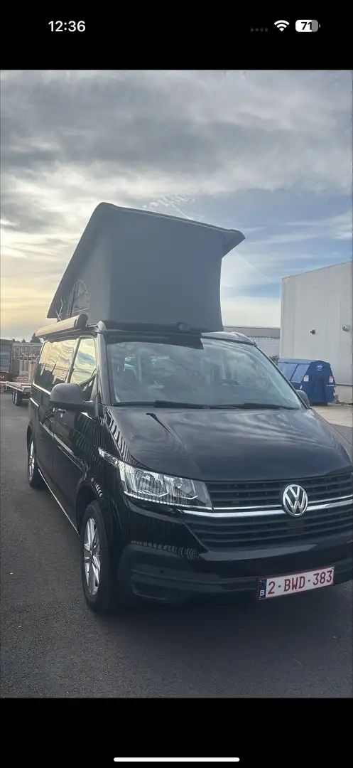 Volkswagen T6.1 California beach 20TDI , 110KW , boite DSG Noir - 1