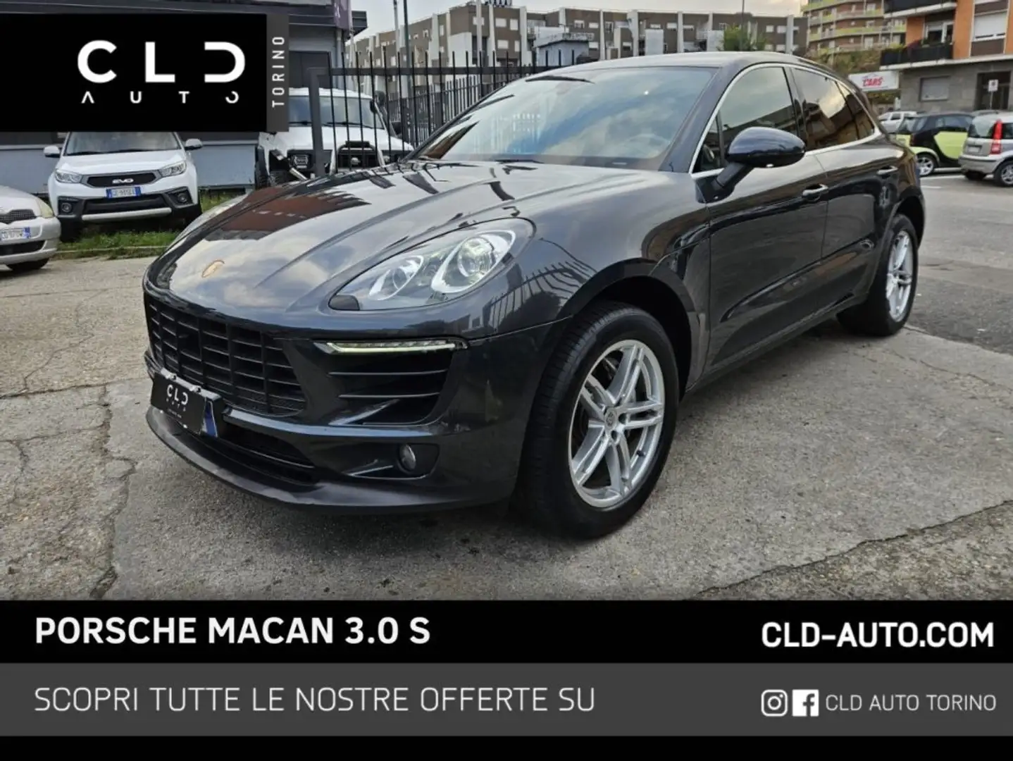 Porsche Macan 3.0 S Diesel Grigio - 1