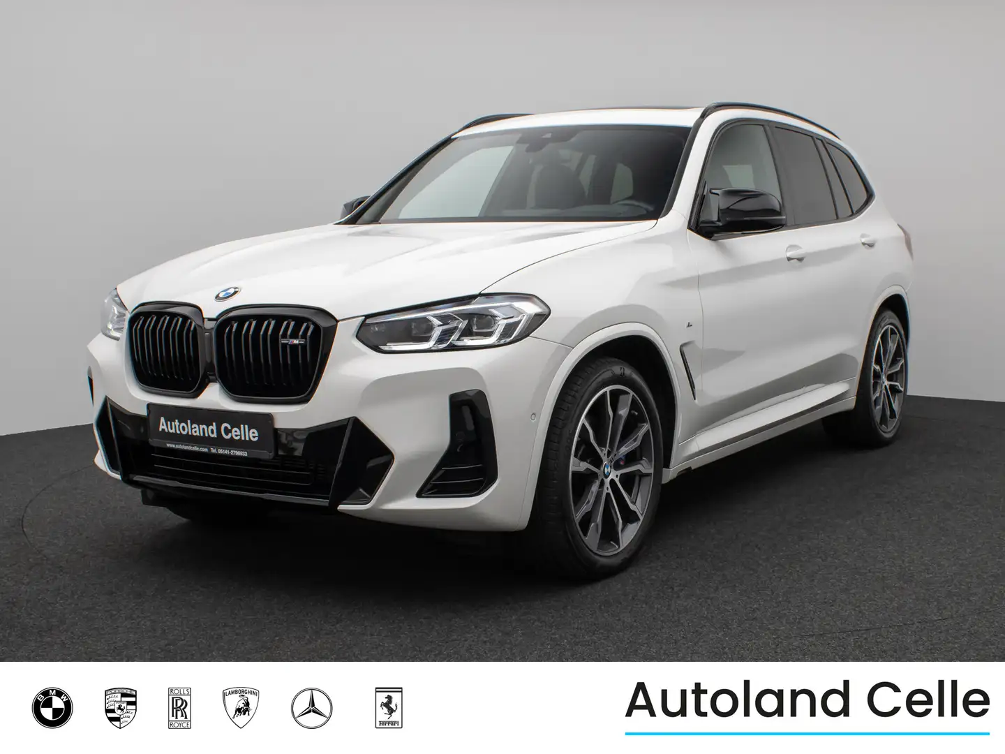 BMW X3 M Panorama Kamera HUD DAB HiFi LED 20Zoll Blanc - 1