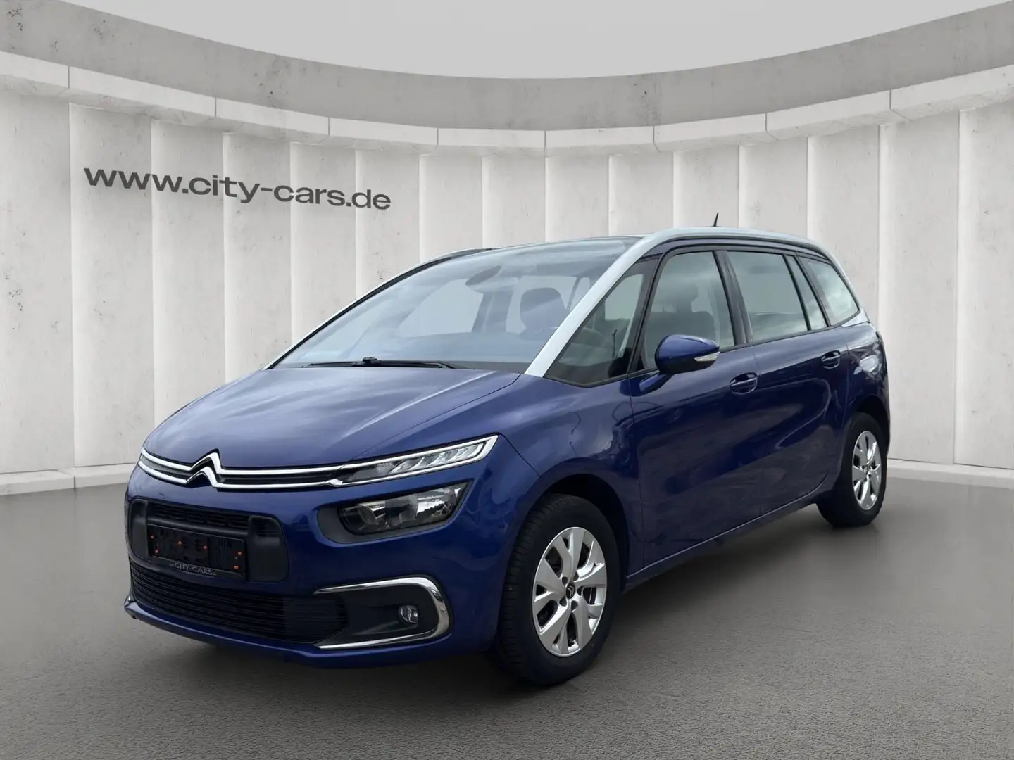 Citroen Grand C4 Picasso *1.Hand*Navigation*Scheckheft* Blauw - 1