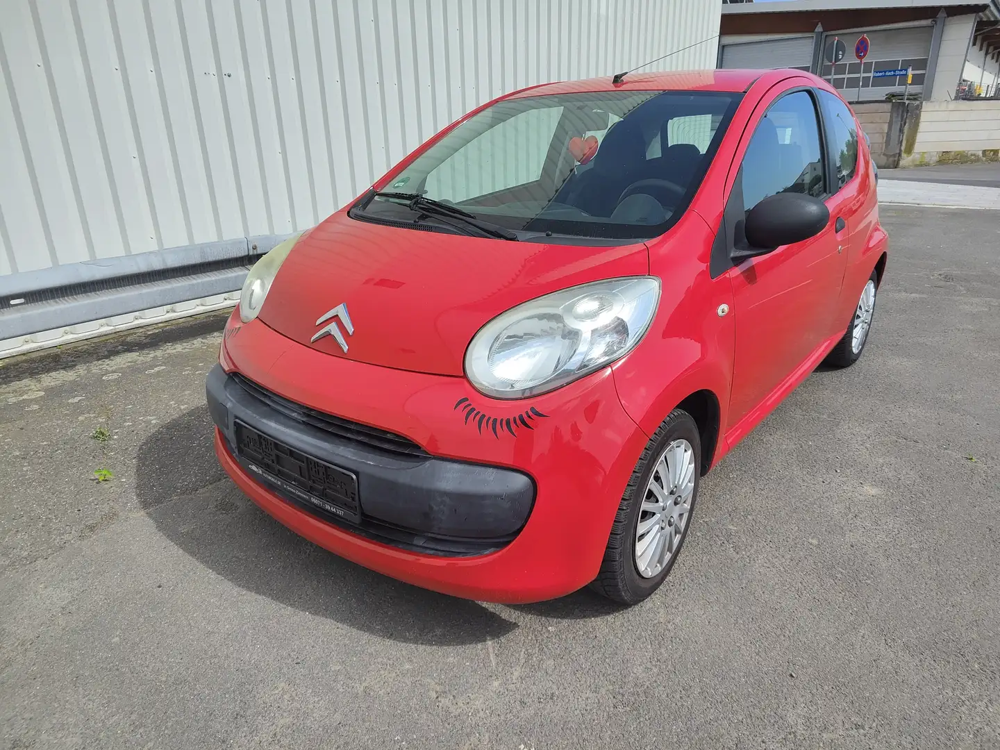 Citroen C1 Advance Inspektion+Auspuff+TÜV=NEUUUU Rot - 1