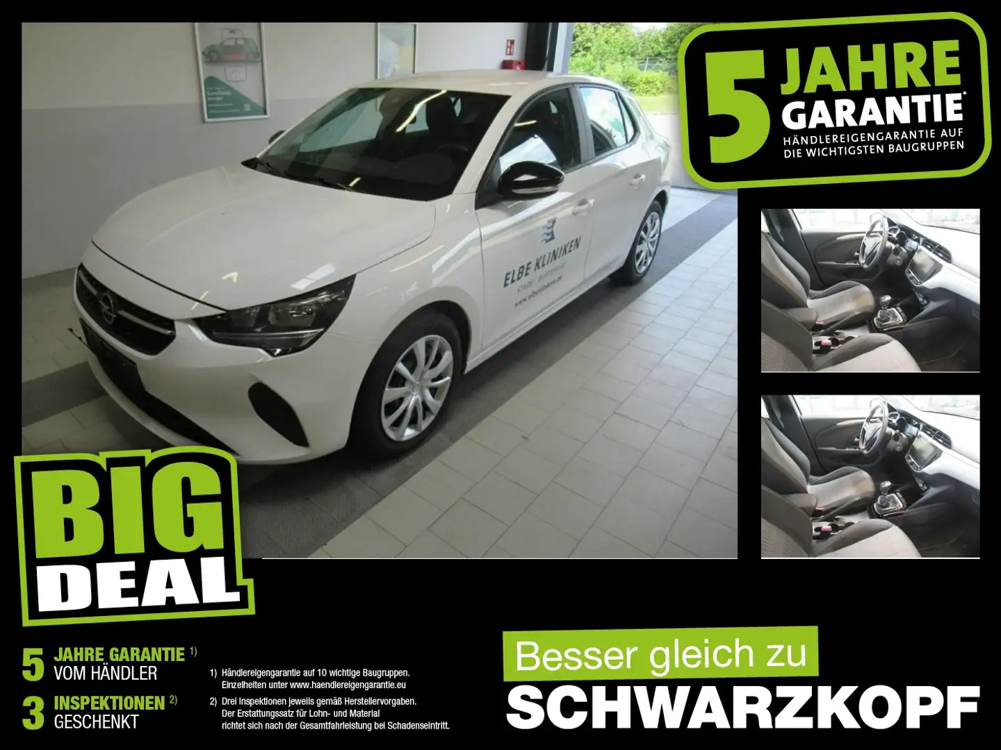 Opel Corsa F 1.2T Fin. ab 2,99 % Parkpilot,Klima Blanc - 1