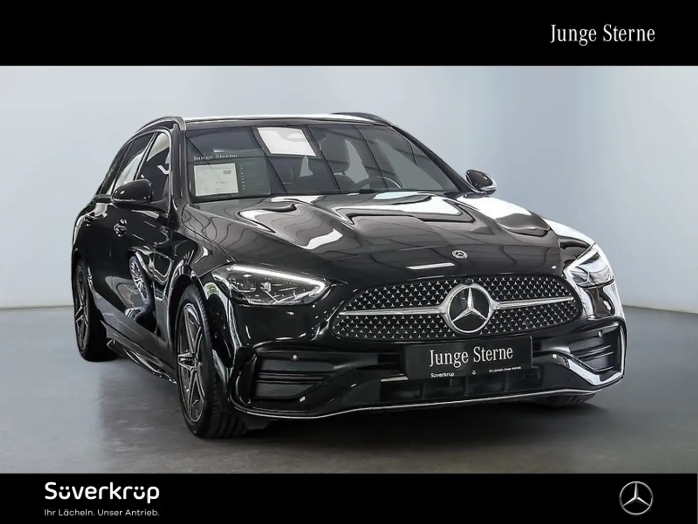 Mercedes-Benz C 220 T d // AMG AHK KAMERA PDC SHZ SPUR Schwarz - 2