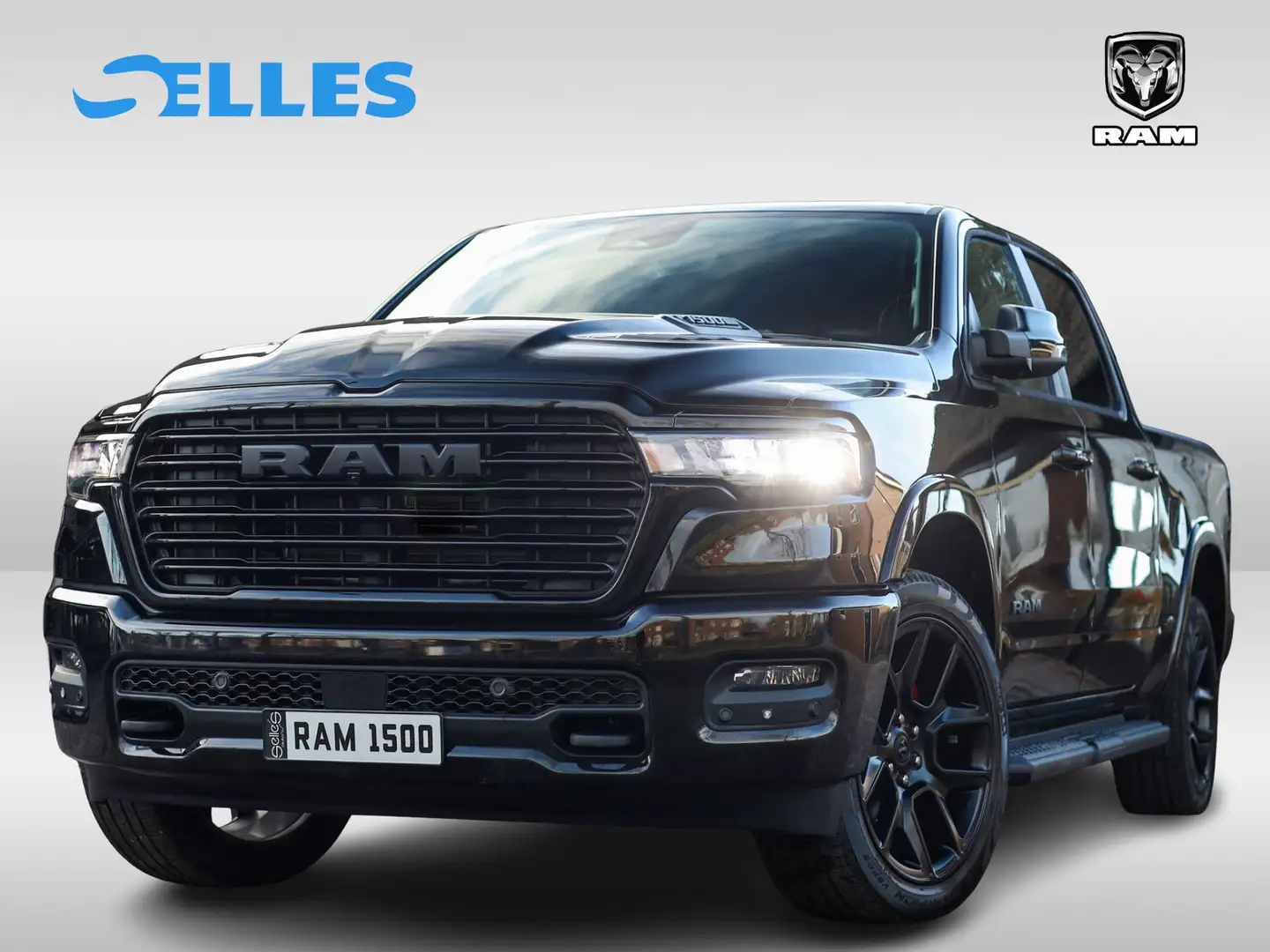 Dodge RAM 1500 2025 3.0L HURRICANE LARAMIE Night | BPM VRIJ Schwarz - 1