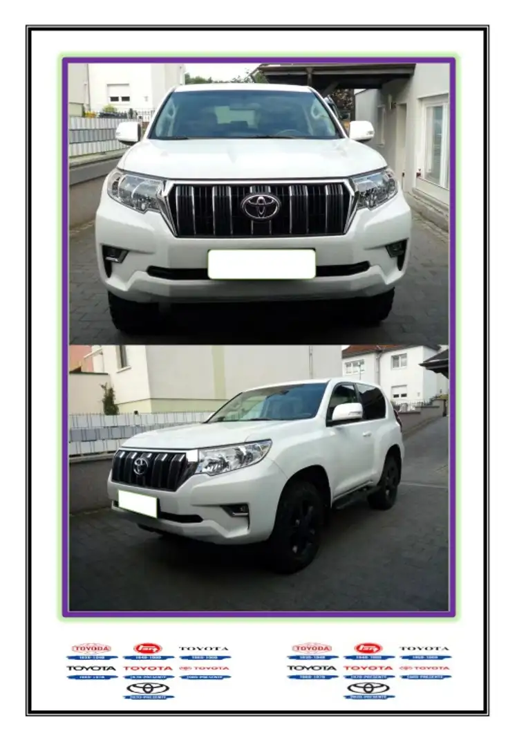 Toyota Land Cruiser D-4D VX Aut. Weiß - 2