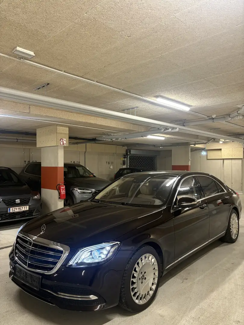 Mercedes-Benz S 560 4MATIC*NP 230.000€*Exklusiver W222*RUBINSCHWARZ* Schwarz - 1