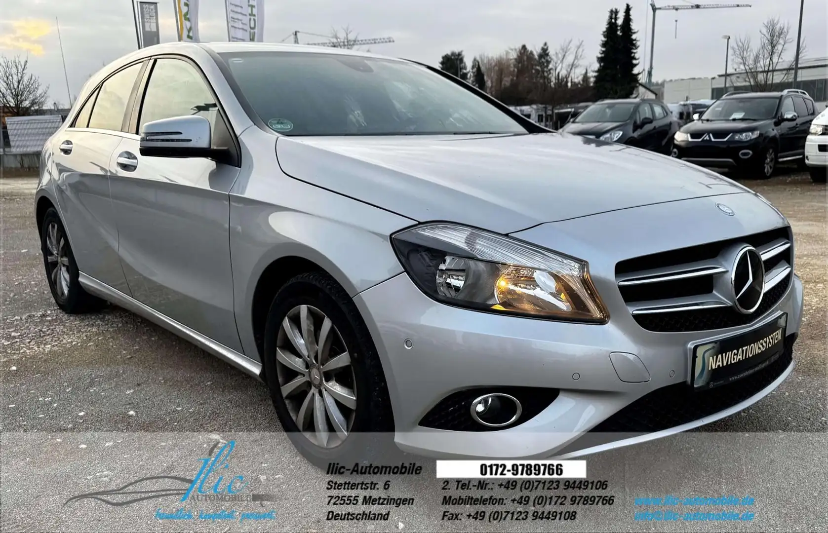 Mercedes-Benz A 180 A -Klasse A 180 BlueEfficiency/NAVI/8x ALU Argento - 1