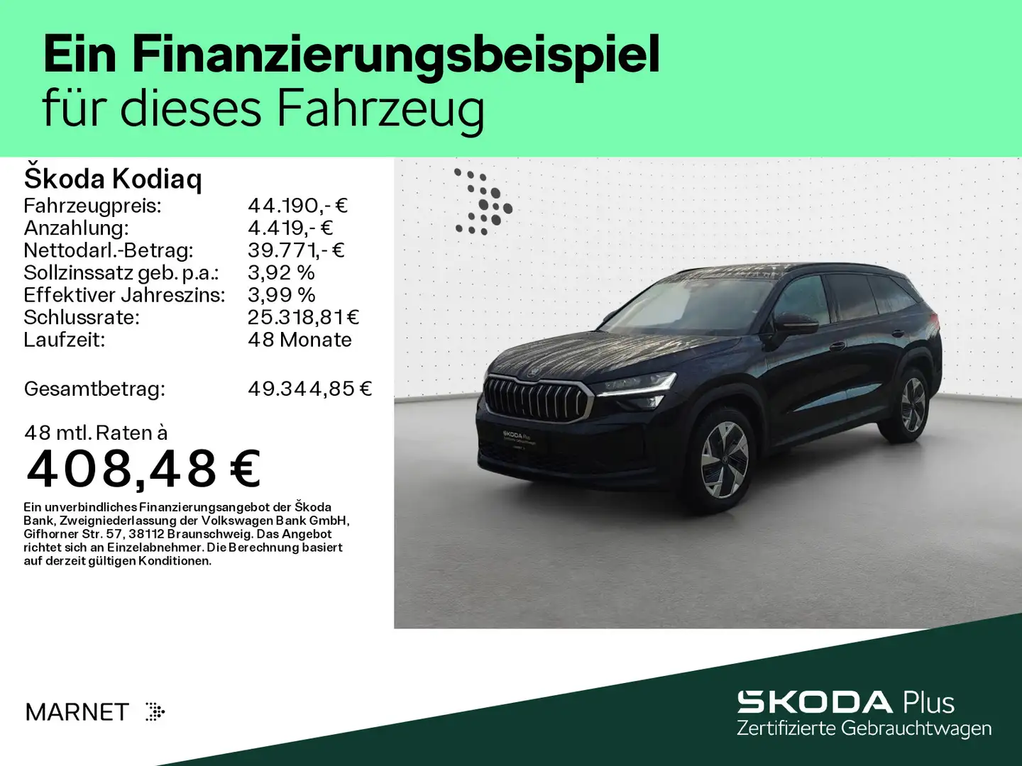 Skoda Kodiaq 2.0 TDI 4x4 DSG SELECTION MATRIX*AHK*STHZ Schwarz - 2