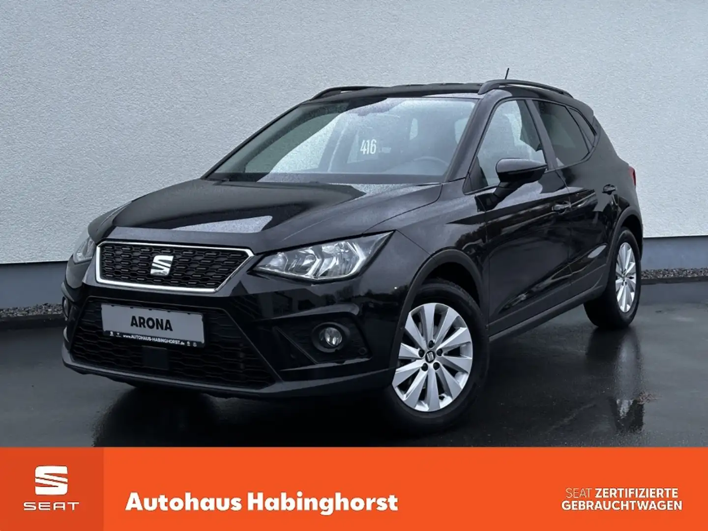 SEAT Arona 1.0 TGI Style Nav ACC PDC BT Shz FullLink 16Alu Noir - 1