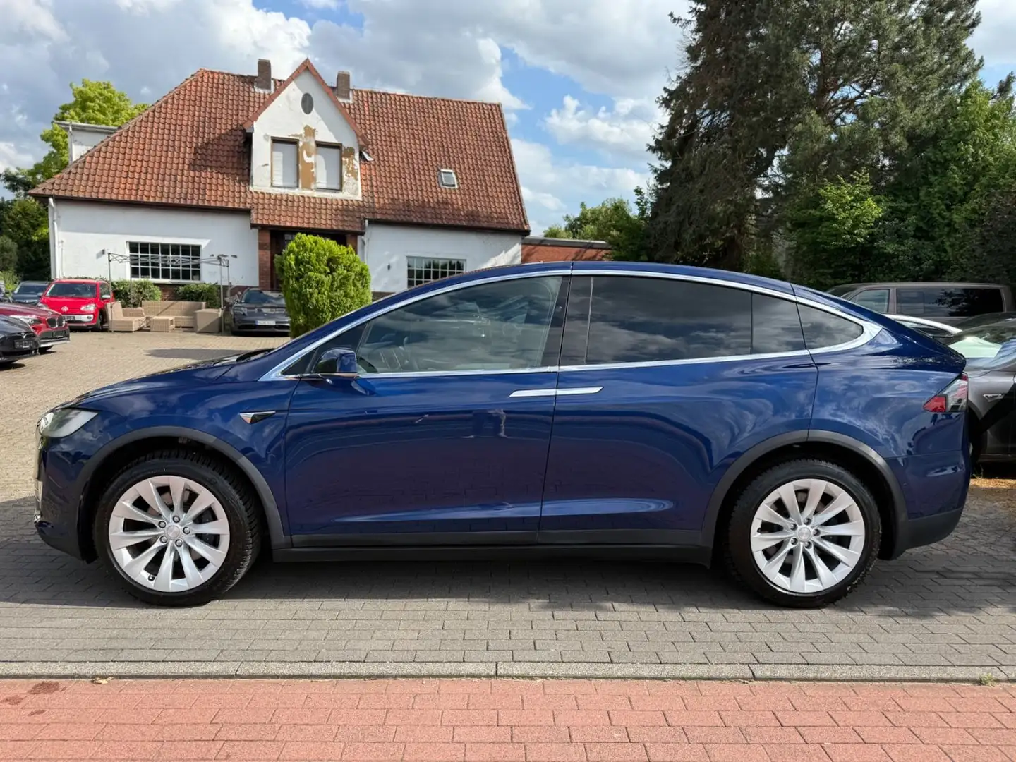 Tesla Model X 90D*CCS*Vollleder*AHK*Winter*Luft Bleu - 1