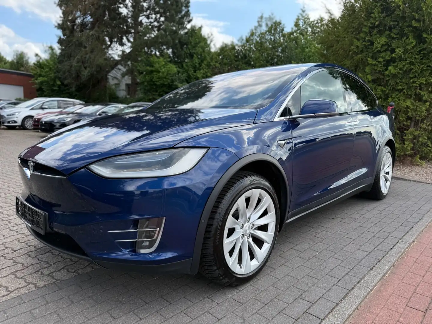 Tesla Model X 90D*CCS*Vollleder*AHK*Winter*Luft Bleu - 2