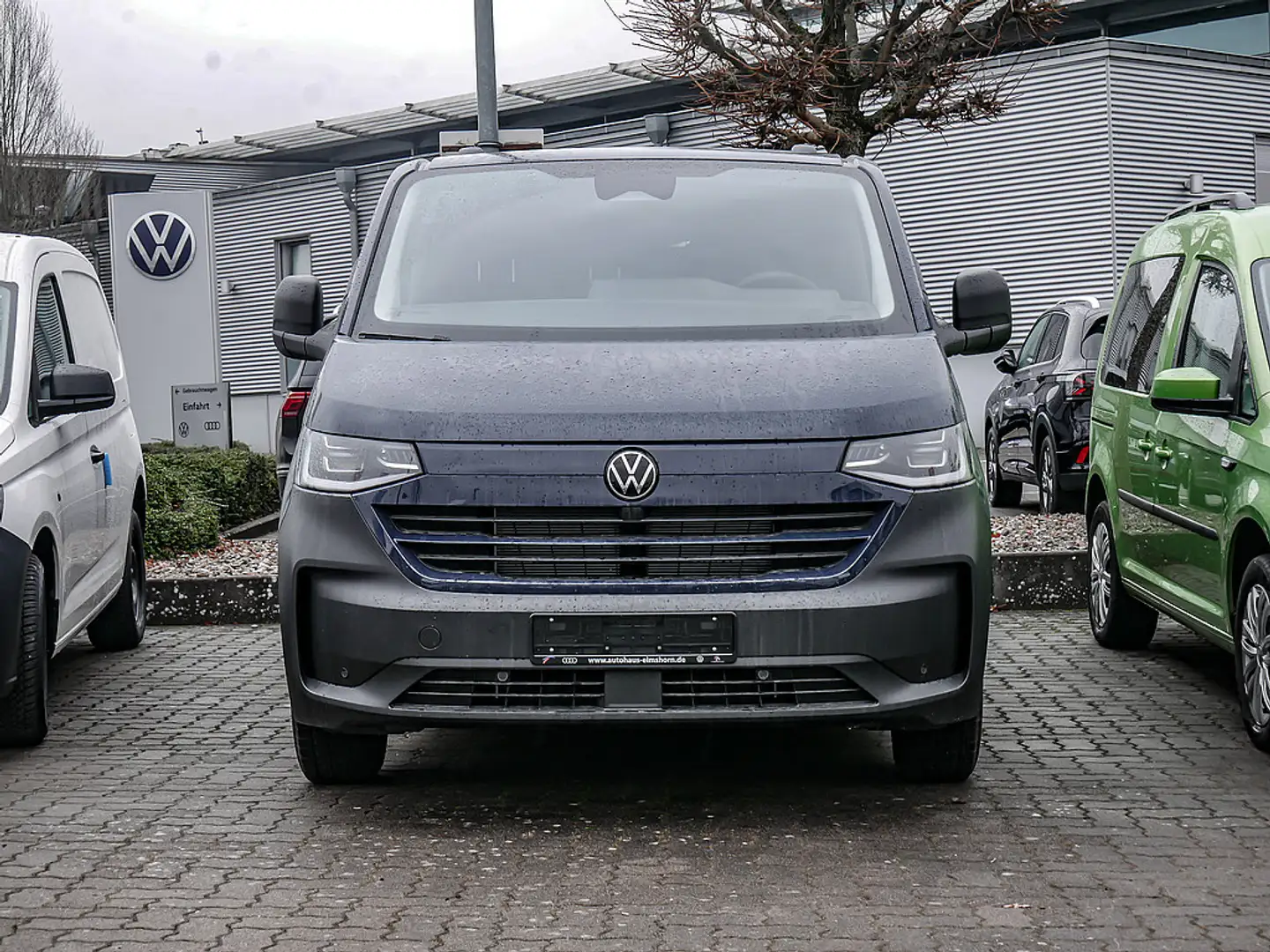 Volkswagen Transporter Kasten 2.0 TDI KLIMA AHK Blauw - 2
