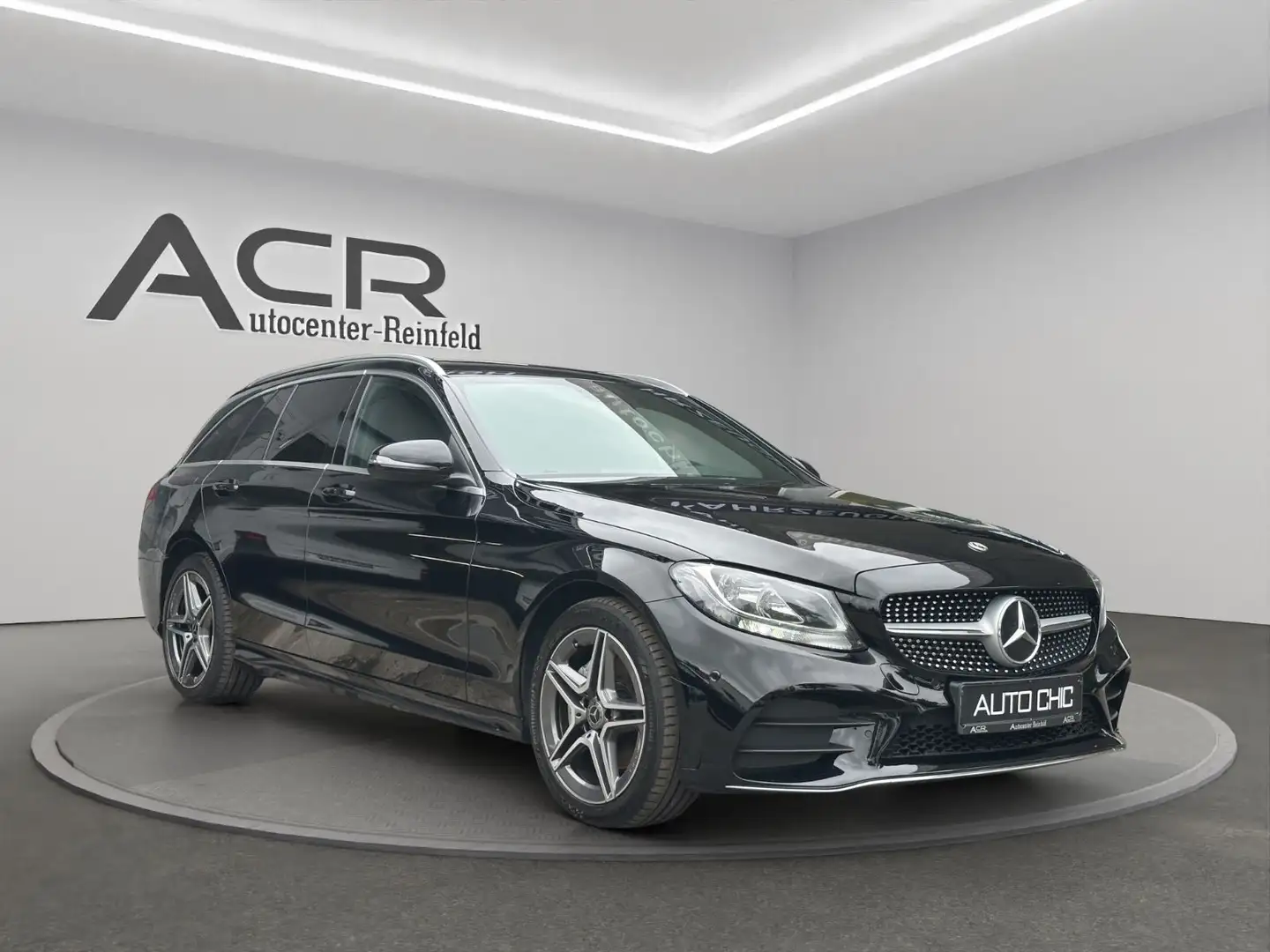 Mercedes-Benz C 220 T AMG DISTRO+/Totwink/Digi.Tacho/AHK/MB-Se Fekete - 1
