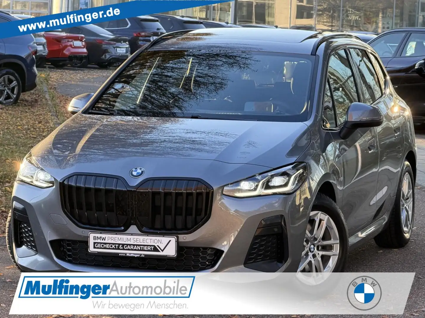 BMW 220 i AT.M Sport HUD ACC SuView PanoD.Driv/P+ AHK Gris - 1