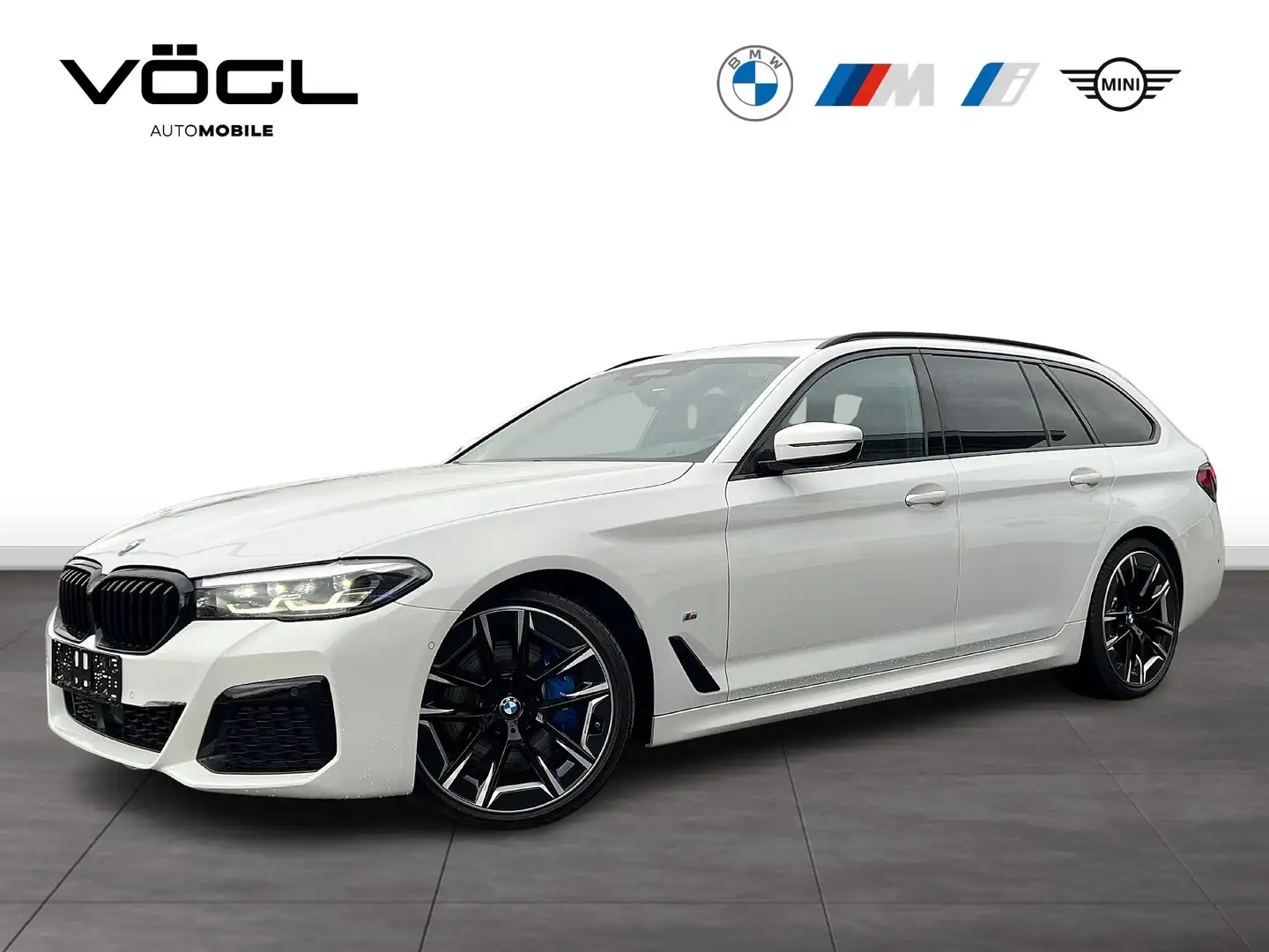 BMW 530 d xDrive Touring M Sportpaket Driv.Ass.Prof. HiFi Blanc - 1